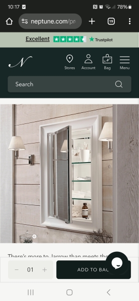 Built in bathroom cabinets, hens teeth?