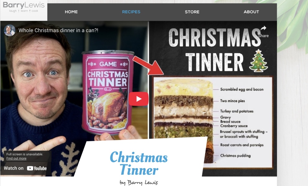 Not to cook for a guest at Christmas?