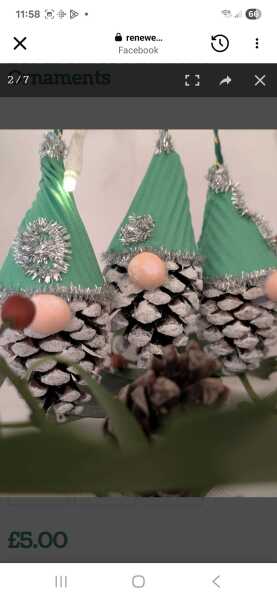 Facebook Christmas handmade tat