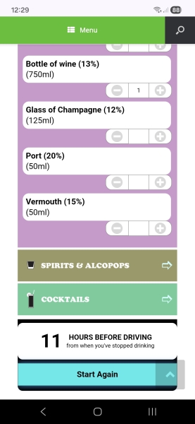 Would you drink a bottle of wine and drive the next day?