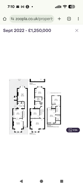 Turn beautiful second reception room into mediocre kitchen / diner?