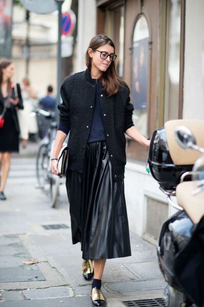 How to style brown brogues with skirts (mainly sock related)