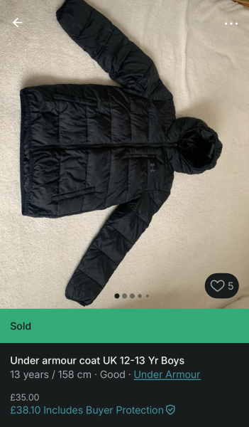 Winter coat for Yr 7 boy - what will be non-cringe?