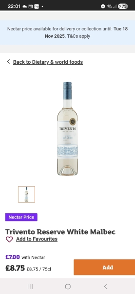 A white wine that actually tastes nice ??