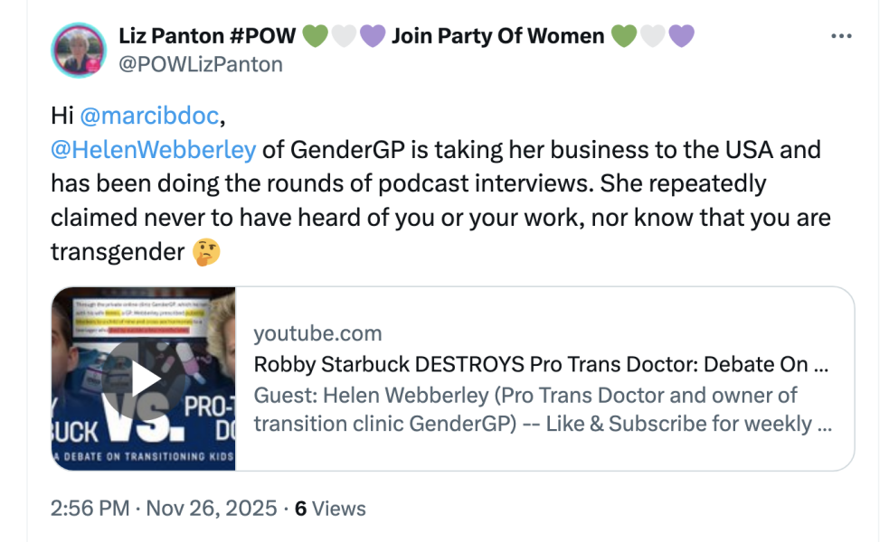 Helen Webberley v Robbie Starbuck . . . WOW!! 😂