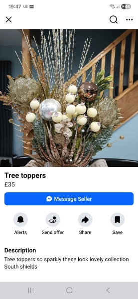 Facebook Christmas handmade tat