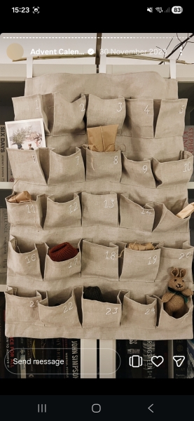 Fabric Advent Calendar Pattern