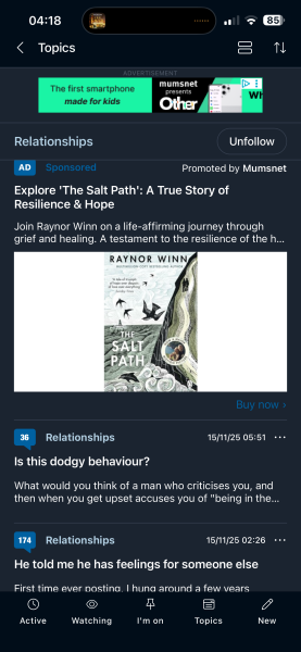 Thread 19: To feel disappointed after reading this in The Observer about the author and her husband from The Salt Path book and film?