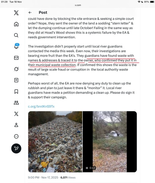 AIBU to think industrial level waste dumping should be investigated and prosecuted by the police? Cherwell river environmental catastrophe.