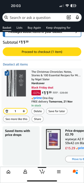 The Nigel Slater Christmas Chronicles readalong 2025 - Part 2