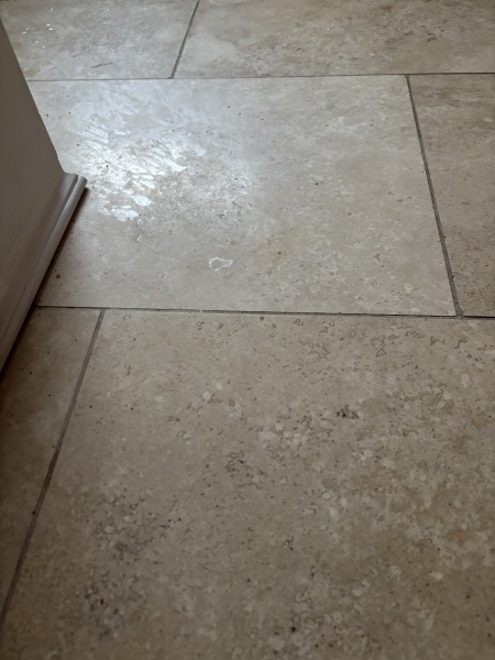 Bathroom tiles damaged by sick