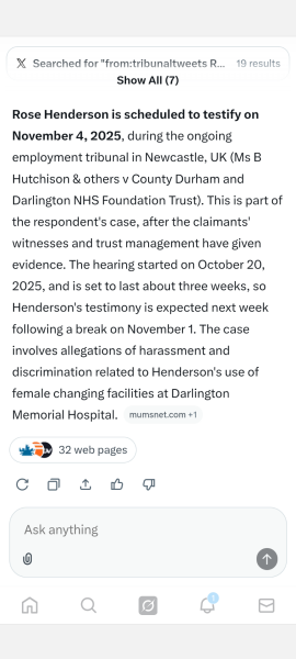 "Darlington Nurses" vs County Durham and Darlington NHS Trust Tribunal Thread 5