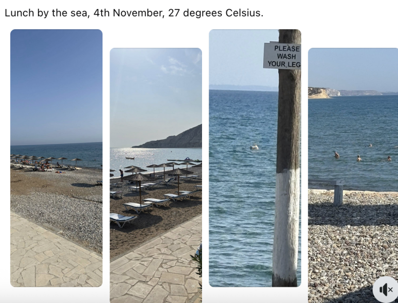 Are you surpsied at this weather for November?