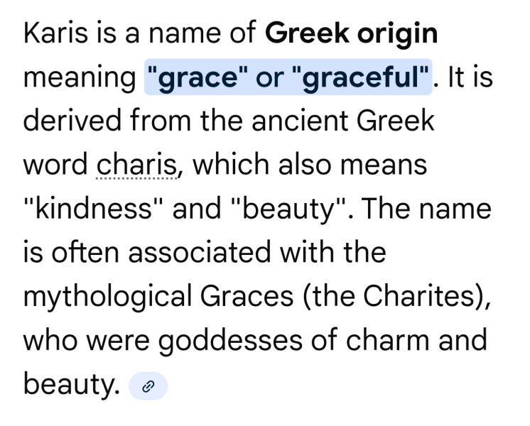 Harris…for a girl?