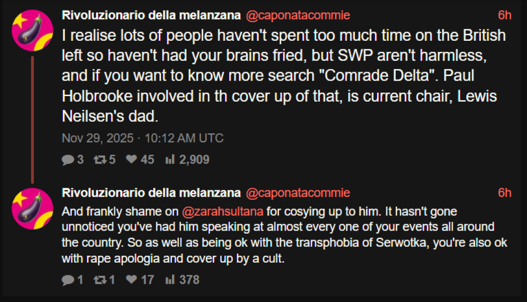 Your Corbyn/Sultana Party - Discussion thread - Part 2