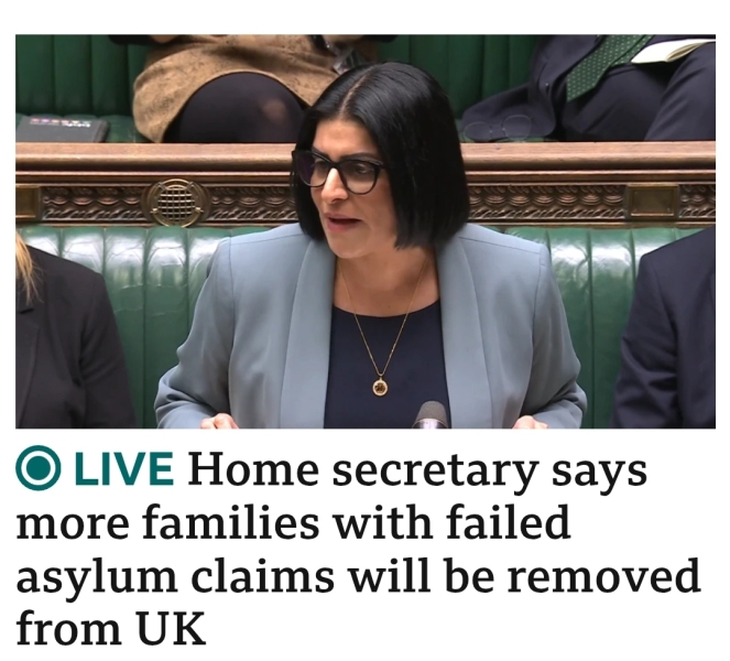 To be surprised that any 'failed' asylum seekers were not removed from the UK?