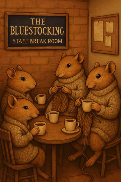 The Bluestocking: All You Need to Know About Risk Assessments, Jazz Hands, Battenberg and Sourdough (But Were Afraid to Ask) - and gerbils. Lots and lots of gerbils.