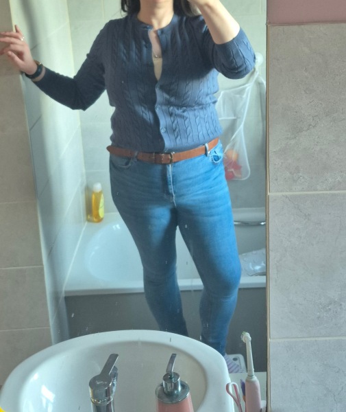 Skirt/ jumper look. Am I too big for it? Or doing it wrong