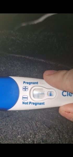 Positive or evaporation pregnancy test?