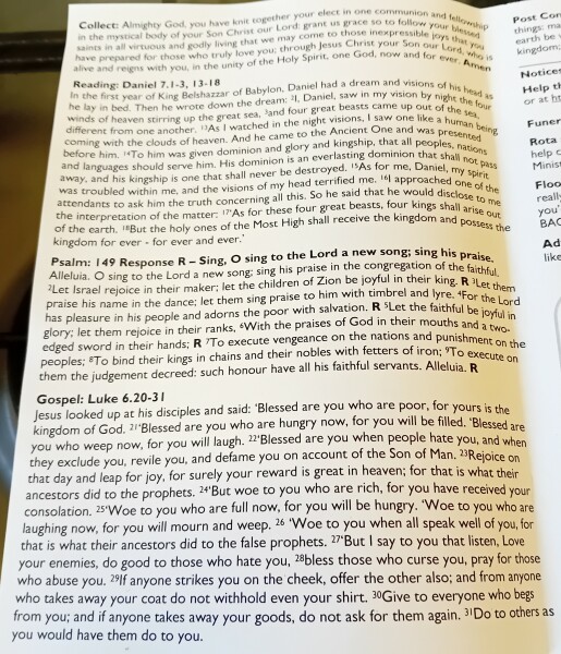 Sharing Sunday services