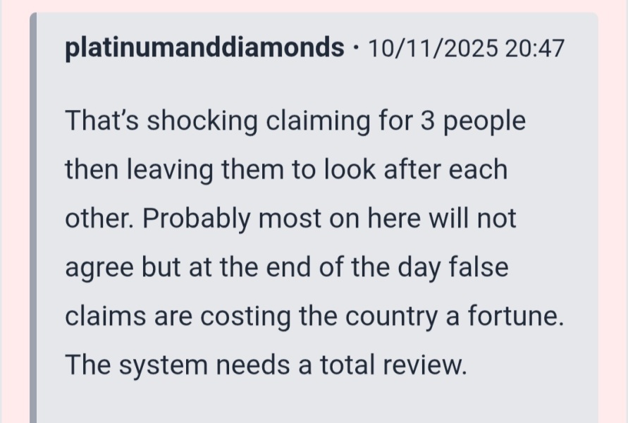 Report neighbour committing benefit fraud