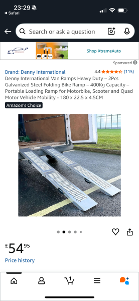 Temporary access to house via ramp