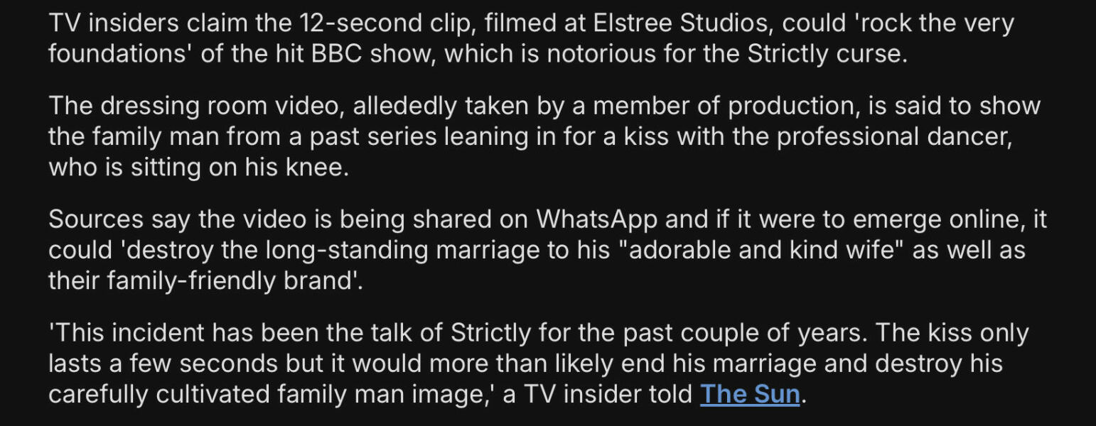 Strictly 2025 : Week Six Post Show Chat