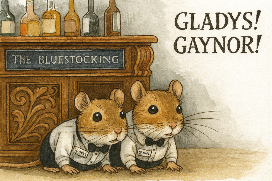 The Bluestocking: All You Need to Know About Risk Assessments, Jazz Hands, Battenberg and Sourdough (But Were Afraid to Ask) - and gerbils. Lots and lots of gerbils.