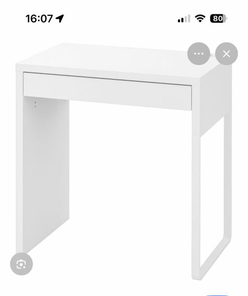Desk in a small bedroom
