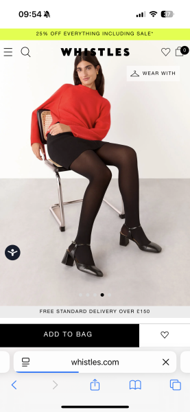 These shoes with tights? Old fashioned?