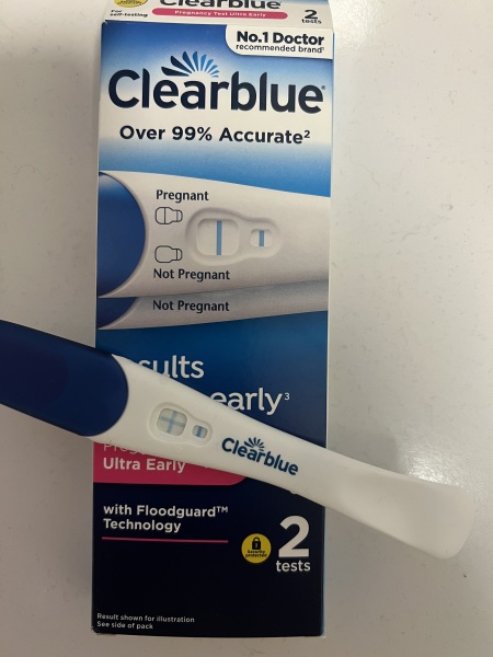 Clear blue ultra early confusing result?