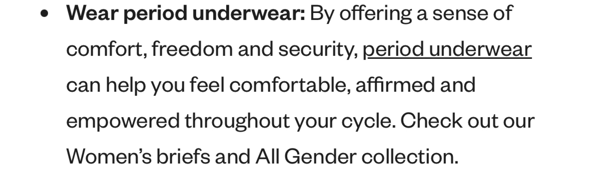 What the heck!  Trans women get periods apparently