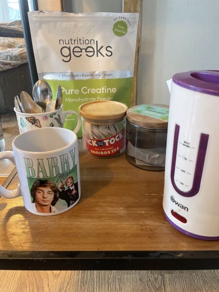 To have a kettle in the bedroom?