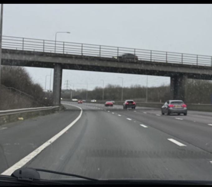 To flash at middle lane huggers?