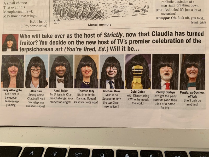 Strictly 2025 : Week 9. Grab some Rock and get in the Rollercoaster queue. It’s Blackpool. 18.45PM NO SPOILERS