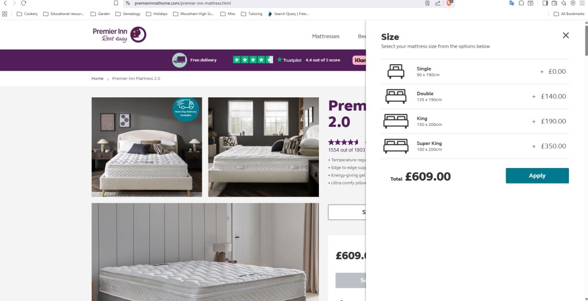 If I love Premier Inn beds…