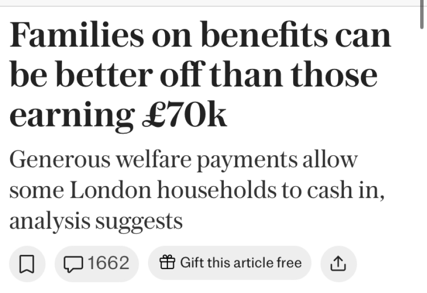 Not an ordinary working person if you earn over 45k