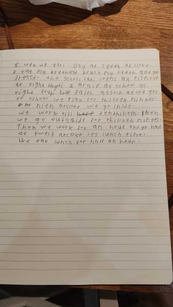 Apologies - another what age is the child who wrote this post