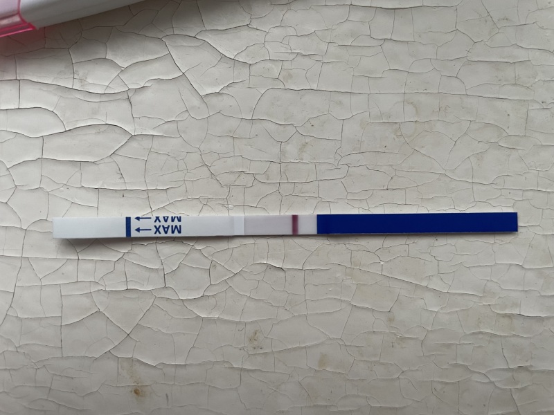 Faint line 8DPO?