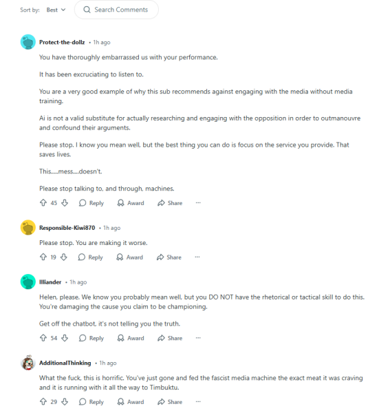 Biology (Bindel) vs Ideology (Webberley) on the Hodge-Cast