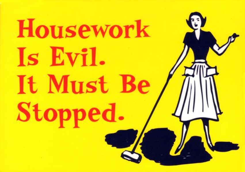 Cleaning products only damage women's lungs, apparently