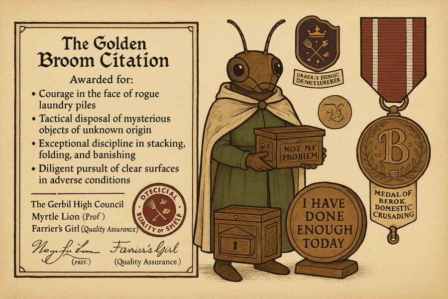 The Bluestocking: it's the season of mulled wine, conversations about pineapple and, of course, gerbils. Confused? You will be...