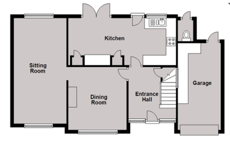 Where to put a downstairs loo…