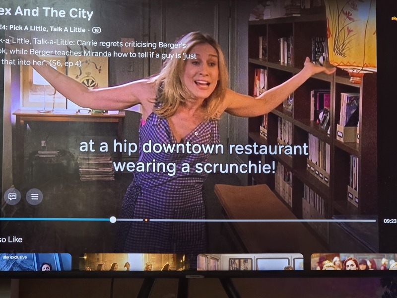 Was Carrie Bradshaw right to tell Berger her opinions on 'the scrunchie'