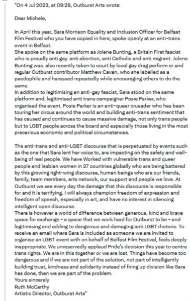 Sara Morrison v BFF thread 4