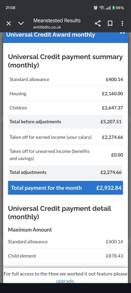 Can we all take a moment to pray for Thea, living life on the brink of poverty at £6k a month (£3.2k of which is UC).