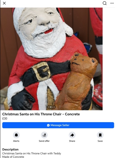 Facebook Christmas handmade tat