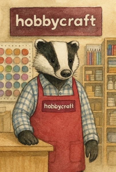 Hobbycraft employee badge - no terfs, no Tories