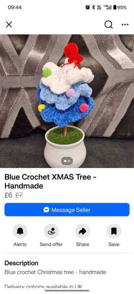 Facebook Christmas handmade tat