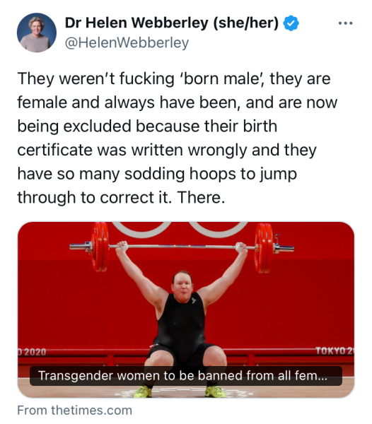 To think this woman is dangerous and deranged